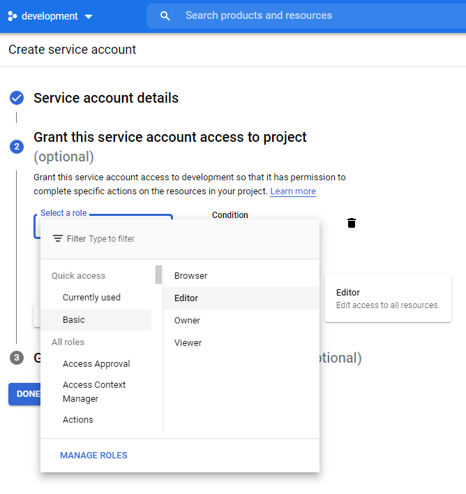 Create ServiceAccount - Step 2